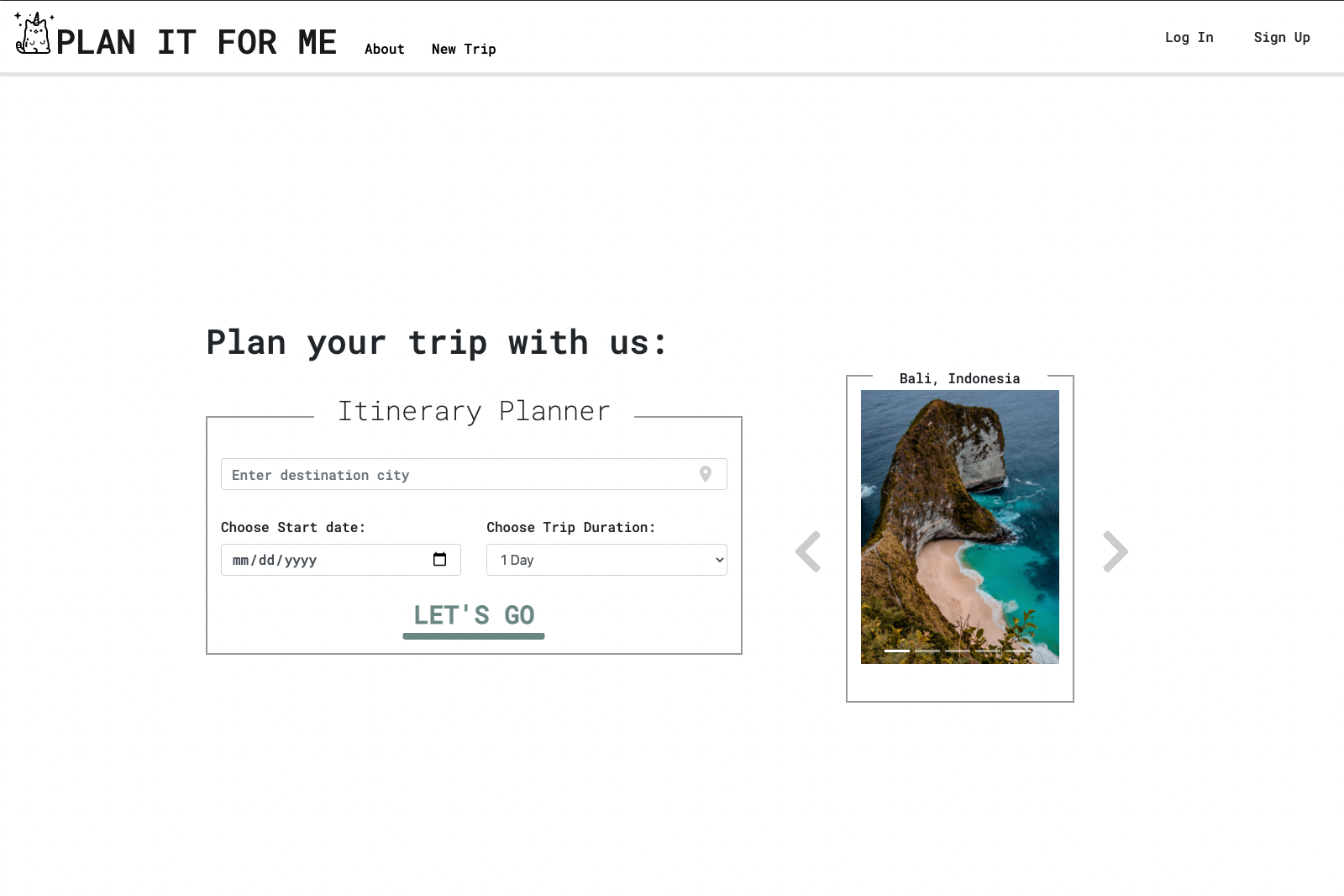 Plan It For Me screenshot